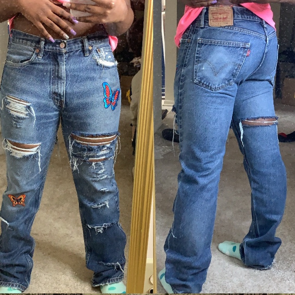 Custom made Levi’s Jeans